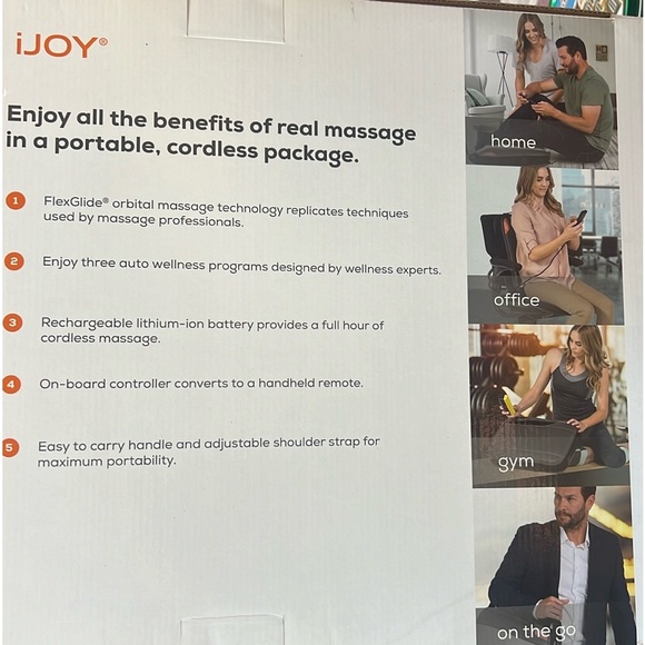 Massage on the go , human touch feel. Portable rechargeable control cordless. - Picture 2 of 8